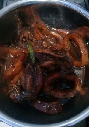 Foto resep Cumi besar bumbu kecap