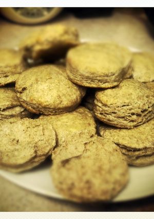 A picture of easy biscuits.