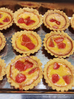 Foto resep Pie susu strawberry