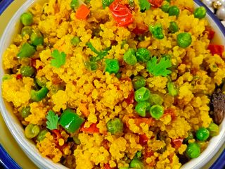 किनवा पुलाव (Quinoa pulao recipe in Hindi)