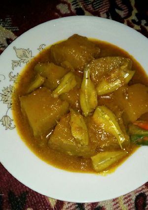 মিস্টি কুমড়া চ্যাপা শুটকি দিয়ে রেসিপির প্রধান ছবি