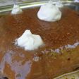 Budín de bizcocho y flan