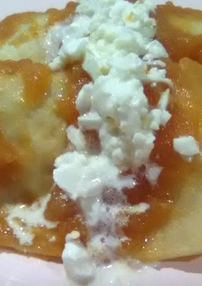 Una foto de Entomatadas rellenas de pollo