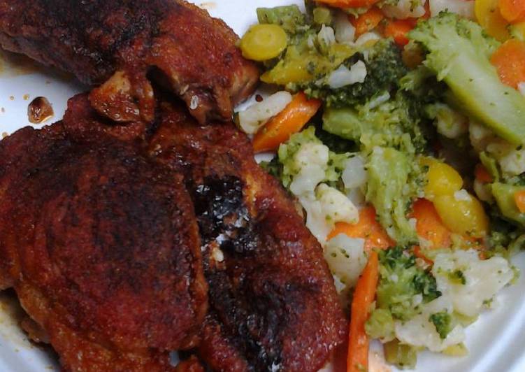 Recipe of Award-winning Spicy Dry rubbed ribs in oven