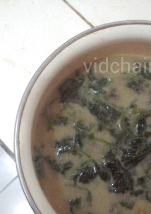 Foto resep Bayam Kuah Santan (Bobor Bayam)