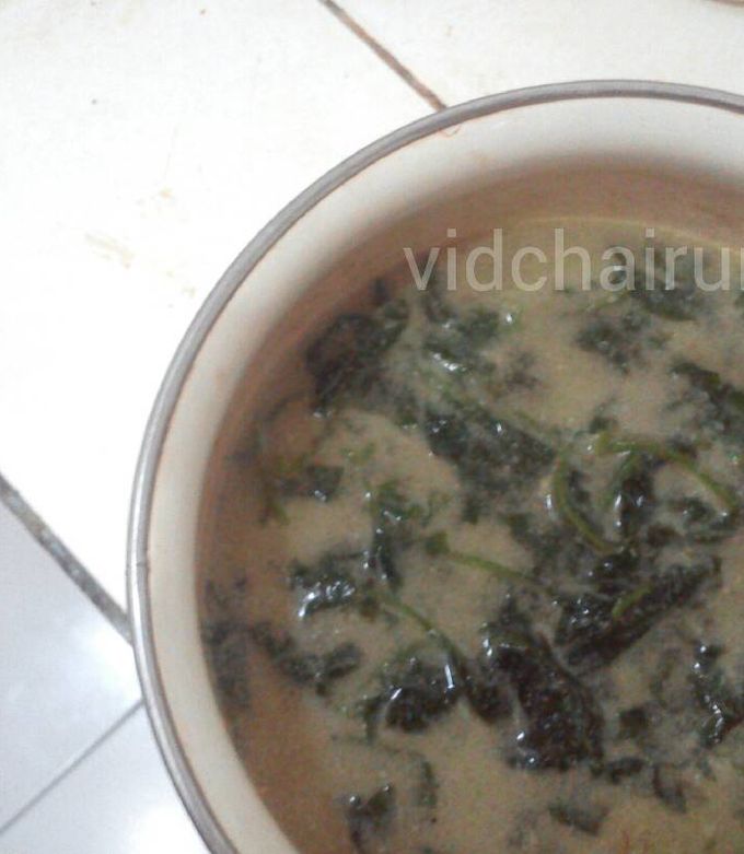 Foto resep Bayam Kuah Santan (Bobor Bayam)