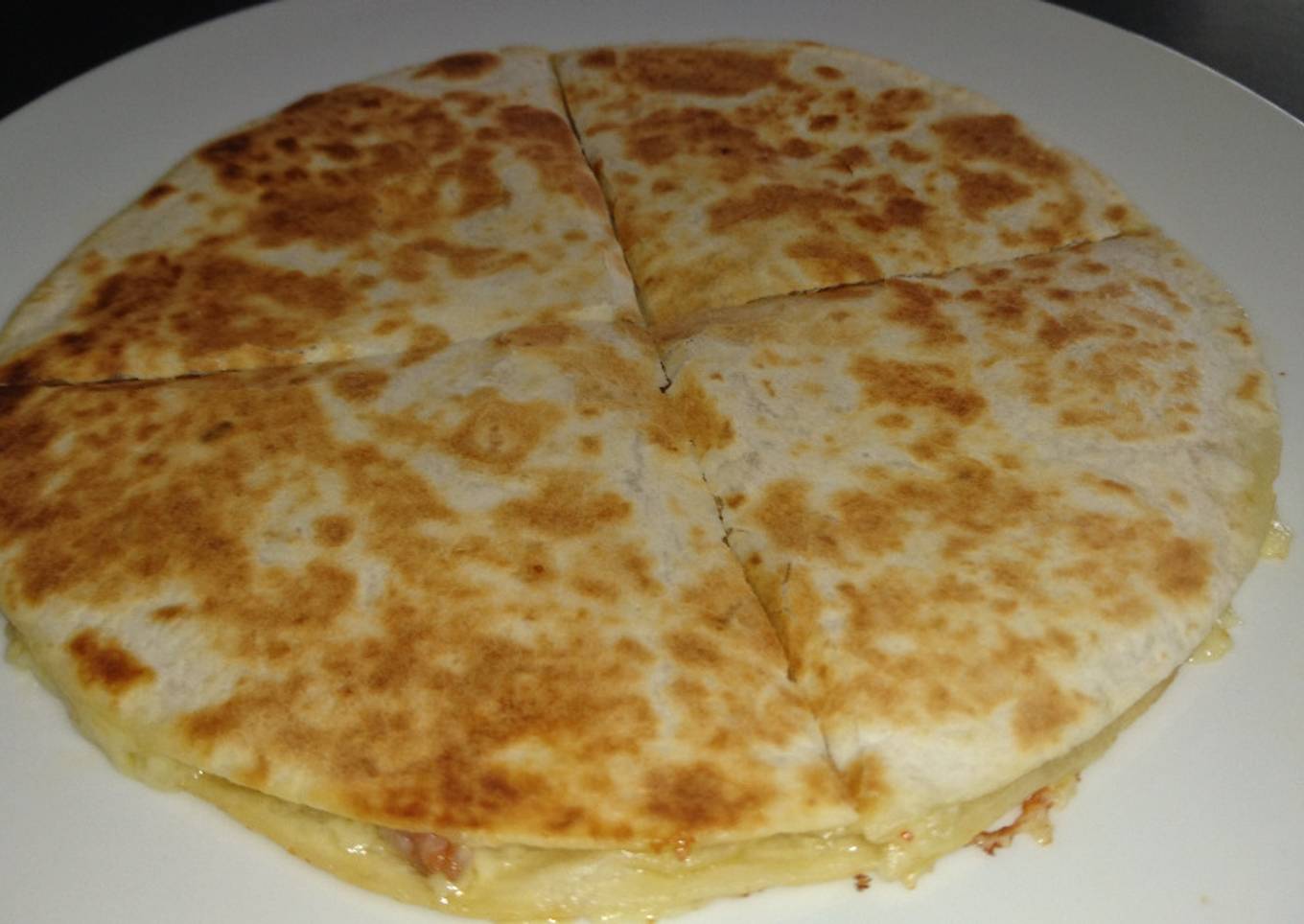 Spicy Cheese & Bacon Quesadillas