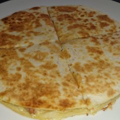 A picture of Spicy Cheese & Bacon Quesadillas.