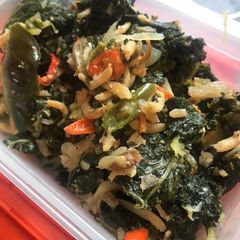 A picture of Stirfry Kale - Oseng Kale- Vegan friendly.