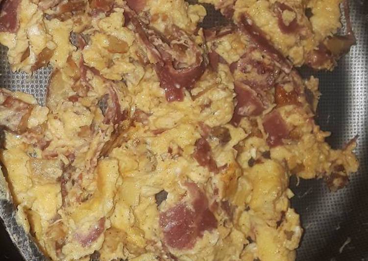 Recipe of Homemade Scrambled Egg Omelette