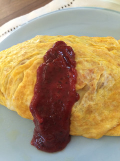 A picture of Delicious Chicken Rice Omelette.