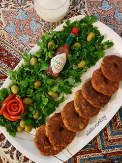 عکسی از دستور کوکو سیب زمینی و مرغ