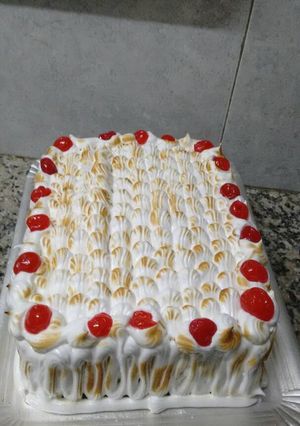 Una foto de Bizcochuelo para torta de cumpleaños de chocolate rectángular