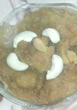 A picture of Besan Halwa.
