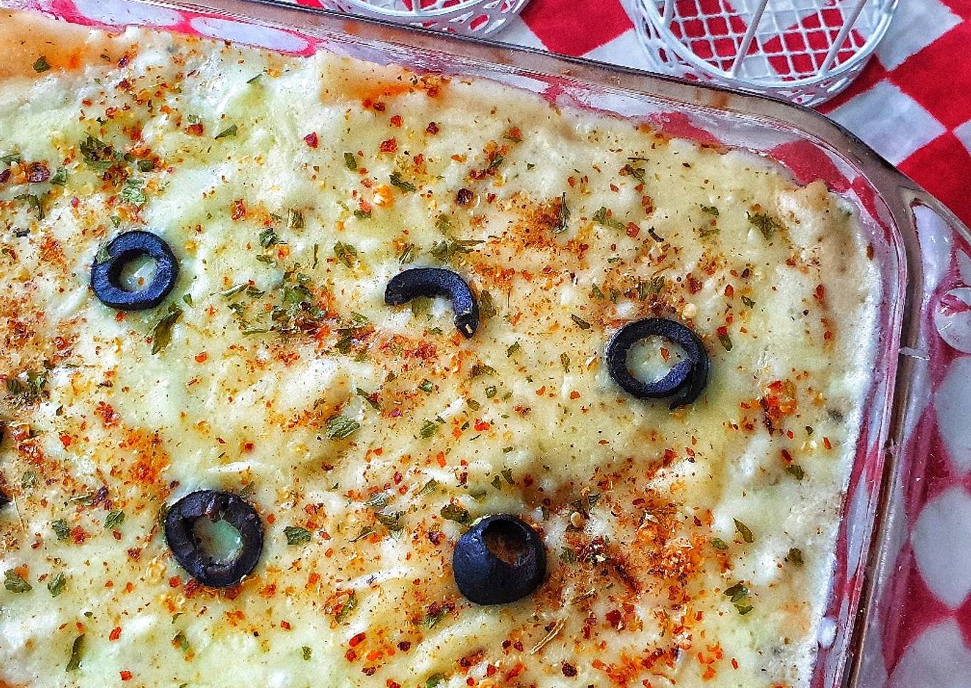 Chicken Alfredo Lasagna Rollup