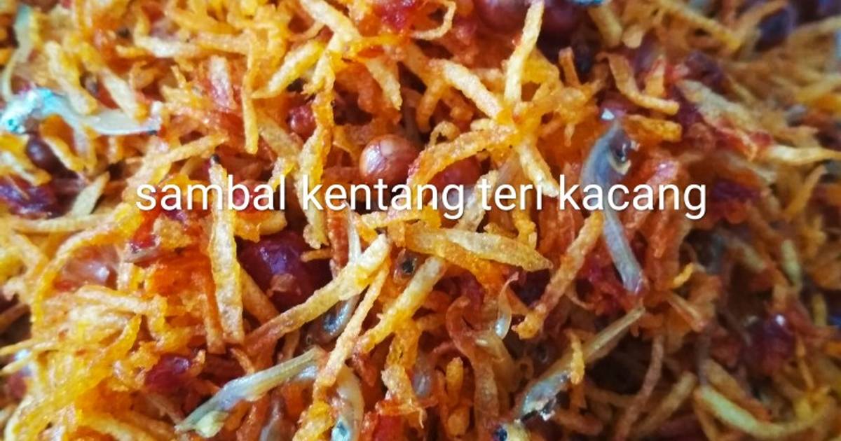 Resep Sambal Kentang Teri Kacang Gurih Pedas Manis Oleh Dwi Astuti Cookpad