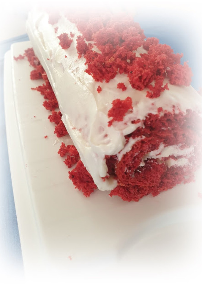 Una foto de Arrollado red velvet