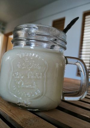 Una foto de Leche condensada casera con o sin azúcar 🥛🍭