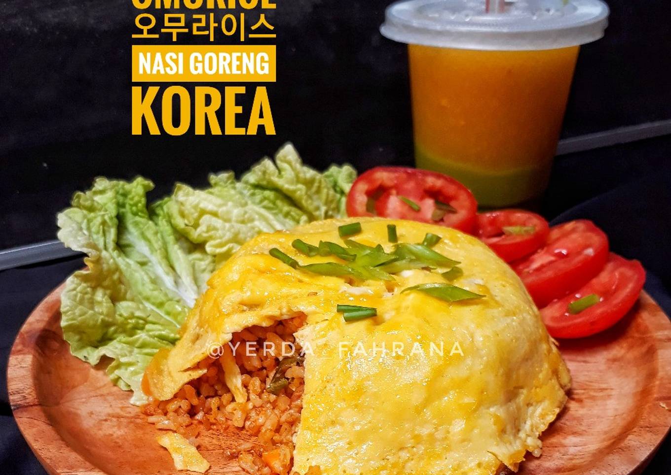 Omurice 오무라이스<br />Nasi Goreng Korea 예르다 🍛