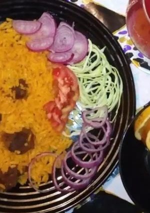 A picture of Beef pilau#localfoodcontest_Kakamega.