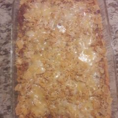 A picture of Fritos chilli pie bake.
