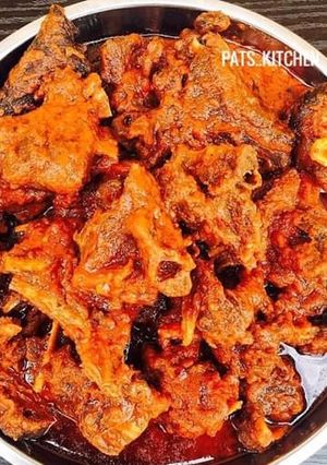 A picture of Goat Meat Stew.