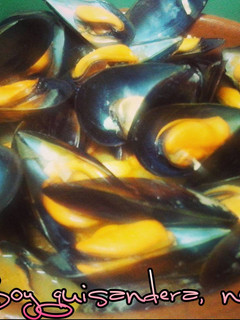 Una foto de Cazuela de mejillones en salsa picante