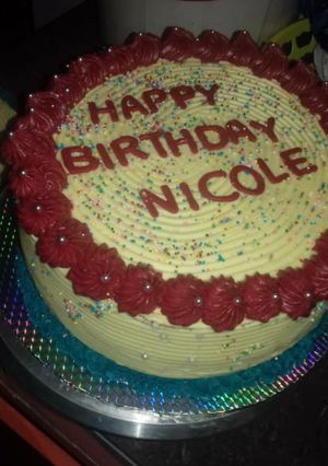 A picture of Vanilla creamy cake.