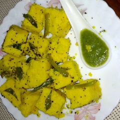 A picture of Instant Dhokla.