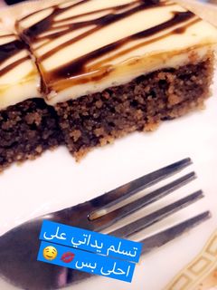 صورة لوصفة بسبوسة السينابون 🤤🤤