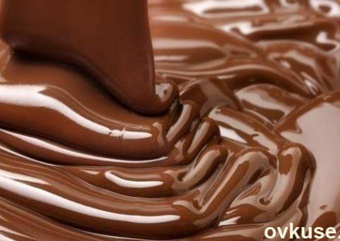 Нежная шоколадная глазурь из какао