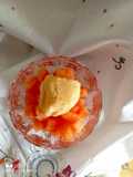 Gelato veloce alla 🍑 Bimby su dadolata di melone