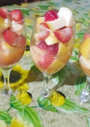Une photo de Verrines pomme / fraise