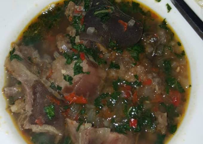 Goat meat Peppersoup