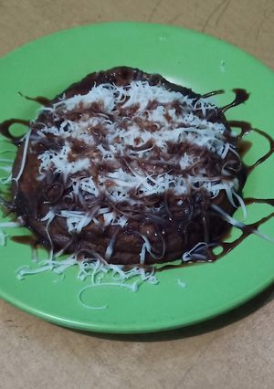 Foto resep Pancake coklat pisang