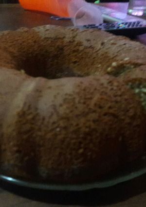 Una foto de Budín de banana y naranja con harina integral, sano y sin culpas!