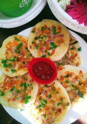 A picture of Poha uttapam.
