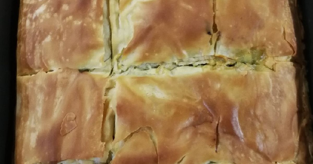 Spinach And Cheese Pie With Ready Made Country Style Phyllo Dough ...