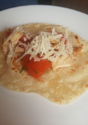 O poză a rețetei Taco cu pui.