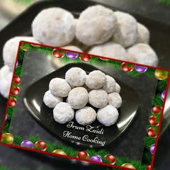 A picture of 🎄🍥❄☃️Easy Christmas Pecan and Almond Balls (Snowballs)🎄🍥❄☃️.