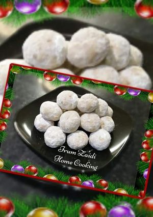 A picture of 🎄🍥❄☃️Easy Christmas Pecan and Almond Balls (Snowballs)🎄🍥❄☃️.