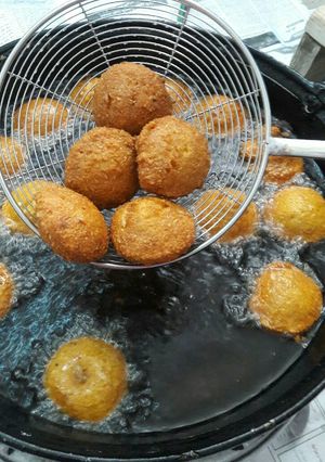 صورة لوصفة فلافل البيت مع خبز التورتيلا المنزلي