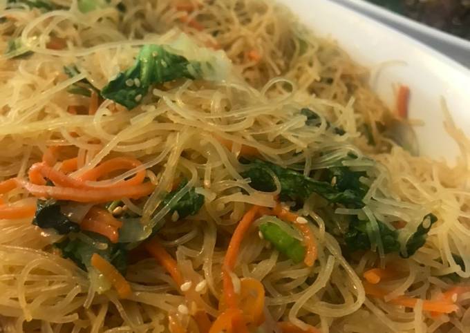 Japchae (잡채; 雜菜) Ala NewYorker (Bihun Korea)