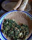 Canelones de espinaca (Panqueques integrales)