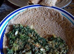 Una foto de Canelones de espinaca (Panqueques integrales)