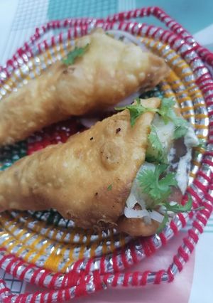 A picture of Cone chaat🍦.