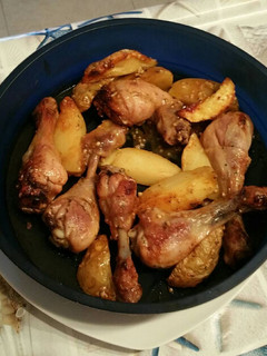 Una foto de Pollo al microondas al limón