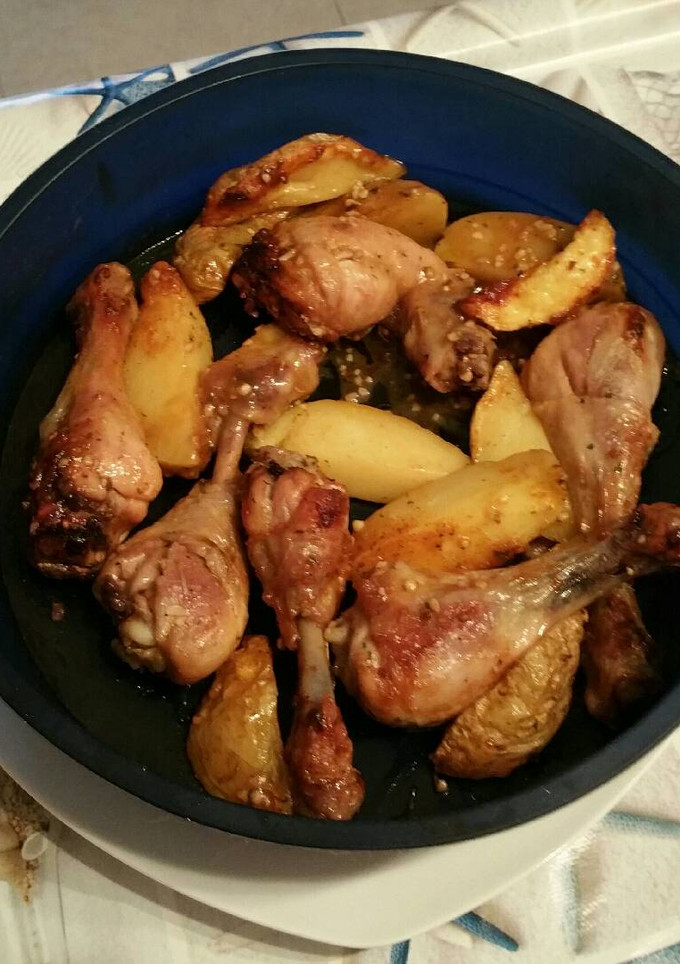 Una foto de Pollo al microondas al limón