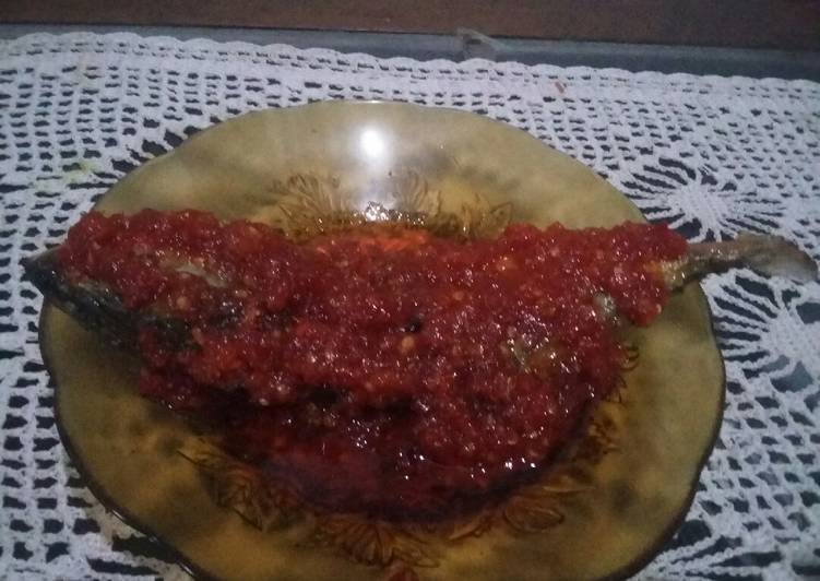 Ikan Asin Peda Balado versi q