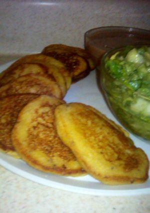 Una foto de Tortitas de plátano macho